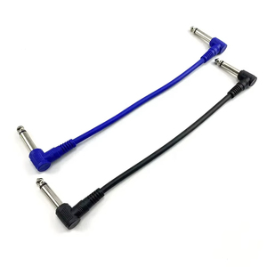 Câble audio mono 20 cm pour pédalier, câbles d'instruments, câble de guitare coloré pour pédale d'effets - Product Image 2
