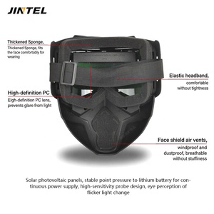 Casco de Soldadura con Oscurecimiento Automático Solar, Protección Facial Completa, <span class=keywords><strong>Tipo</strong></span> Dividido, para Soldar, Esmerilar y Cortar - Product Image 3