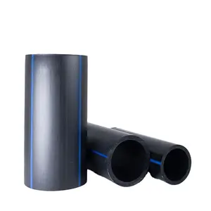 PE100hdpe水道管高品質給水pn10 dn225hdpeプラスチックパイププラスチックドリップチューブ価格