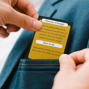 Juego de Tarjetas de Motivación Personalizadas - Afirmaciones Inspiradoras para Empoderar a las Mujeres, Ideal para el Apoyo a la Maternidad - Product Image 4