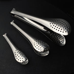 Birkas – pinces alimentaires en acier inoxydable 304, conception compacte à plusieurs trous pour plateaux de service et utilisation en buffet, outil de cuisine durable - Product Image 3