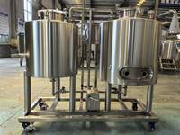 Chariot de désinfection CIP Cassman avec deux réservoirs chauffants et pompe, capacité 200L/300L pour fermentateurs de bière
