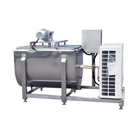 2026 Prix usine Cuve de refroidissement de lait en acier inoxydable de 1000 litres pour lait en vrac