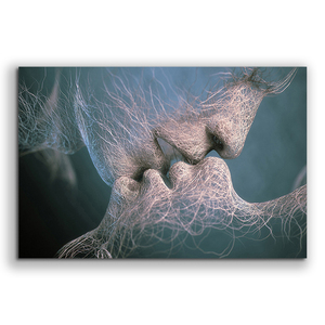 Vendita Calda: Quadro Moderno Astratto <span class=keywords><strong>Bacio</strong></span> a HD per Decorazione Murale, Stampa su Tela per Arredamento Casa - Product Image 1