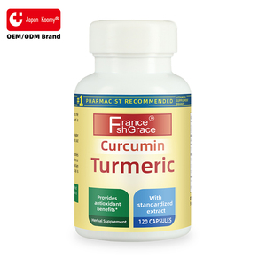 Fabricante Mayorista de Suplementos de Cúrcuma y Curcumina para Apoyo Antioxidante, 180 Cápsulas de Cúrcuma y Curcumina - Product Image 1