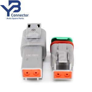 ขั้วต่อ YB รุ่น <span class=keywords><strong>DT04</strong></span>-<span class=keywords><strong>2P</strong></span>-<span class=keywords><strong>CE02</strong></span> และ DT06-2S-CE06 แบบตัวผู้และตัวเมีย 2 ขา กันน้ำ สำหรับงานไฟฟ้าในรถยนต์ ขั้วต่อแบบ Deutsch - Product Image 3