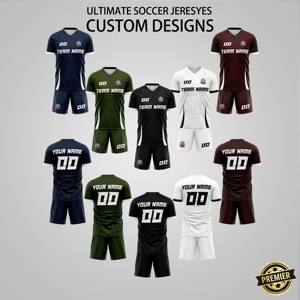 Özel Yapım Baskılı Nefes Alabilen Futbol Giyim Seti Premium Forma ve Şort Yazın Optimum Performansı İçin Kişiselleştirilmiş - Product Image 2