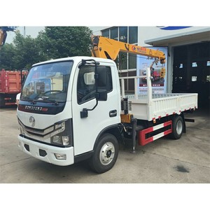 รถบรรทุกตงเฟิงติดเครนบูมตรง 4x2 3 ตัน 5 ตัน รถเครนไฮดรอลิกบูมตรง - Product Image 2