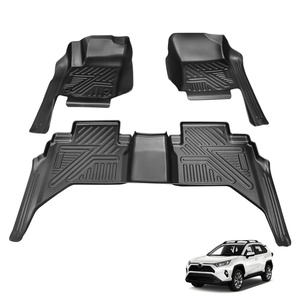 แผ่นรองพื้นรถยนต์แบบกันน้ำกันลื่น 5D TPE คุณภาพพรีเมียม สำหรับ Toyota Revo ออกแบบมาให้พอดีทุกสภาพอากาศ - Product Image 5