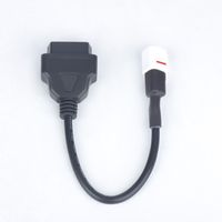Câble adaptateur OBD pour moto à 4 broches, faisceau de câblage de diagnostic pour moto à 4 broches pour la lecture des codes de panne