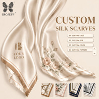 Foulard carré en satin de soie de luxe aristocratique avec nœuds, motifs à carreaux et rayures, doux et soyeux, ourlet roulotté à la main, impression personnalisée pour cadeau