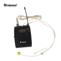Sinbosen Micro Sans Fil professionnel E-122 740-780MHz UHF Casque Micro Sans Fil