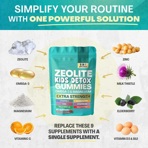 Gomitas Masticables Personalizadas con Zeolita para Niños, Desintoxicantes <span class=keywords><strong>9</strong></span> en 1 con Zeolita, Omega-3 y Magnesio - Product Image 2