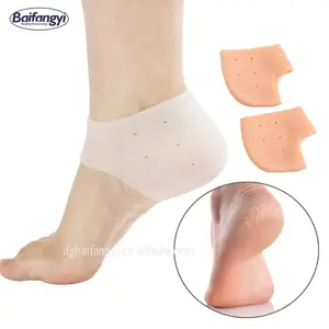 Fußpflege Silicon Gel Socken Fersen schutz Gel Fersen schmerzen Anti Crack Silikon Fersen socken