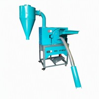 Broyeur à marteaux auto-amorçant automatique pour aliments pour animaux, moulin à maïs électrique 3 kW