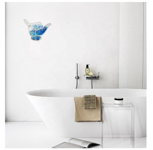 Decoración de habitación de guardería, decoración de pared de <span class=keywords><strong>Surf</strong></span>, cartel suelto para colgar, Hawaii <span class=keywords><strong>Aloha</strong></span> Surfer, forma de mano, dedo, Shaka, cartel de pared de madera - Product Image 4