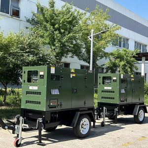 Với Perkins Ricardo <span class=keywords><strong>Cummins</strong></span> Máy phát điện diesel 10KVA 15kVA 20kva 30kVA 50kva 100kw 200kva di động di chuyển Trailer Máy phát điện diesel - Product Image 4