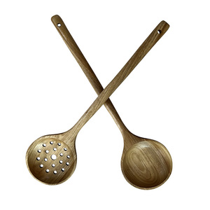 Wooden Soup Ladle Long Handle Large Capacity For Cooking Hot And Sour Soup Wok Ladle Anti Slip High Temperature Resistant - Product Image 5