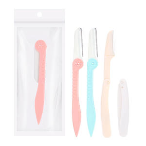 Tondeuse à sourcils LMLTOP en acier inoxydable, lame micro-pliante à pointe fine pour une coupe précise - Product Image 1