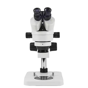 ST7045-T trinoculare microscopio Stereo <span class=keywords><strong>7</strong></span>-45x Zoom ingrandimento obiettivo ausiliario lente montabile sorgente luminosa montabile tubo TV - Product Image 3