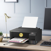 NUEVA Impresora de Tarjetas de Sublimación A4 ECO Tank L1210/L1218/L1258/L1259, Tinta de 4 Colores, Papel para Camisetas EcoTank, 1 Año de Garantía