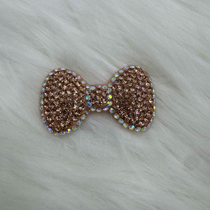 Breloques en strass à dos plat Bling Bow, accessoires en résine pour coques de téléphone et loisirs créatifs - Product Image 5