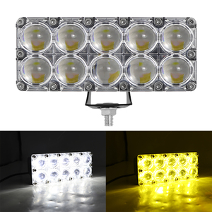 <span class=keywords><strong>6</strong></span> inch <span class=keywords><strong>LED</strong></span> làm việc ánh sáng 10 <span class=keywords><strong>Led</strong></span> ống kính Spotlight kép màu sương mù lái xe mái phụ trợ ánh sáng cho off-road máy kéo máy xúc - Product Image 2