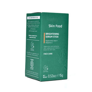 Caja de Embalaje de Cartón Plegable con Extremo Invertido (RTE) Personalizada, Impresión de Logotipo, Papel Kraft Reciclable Ecológico, Caja para Loción o Suero - Product Image 1