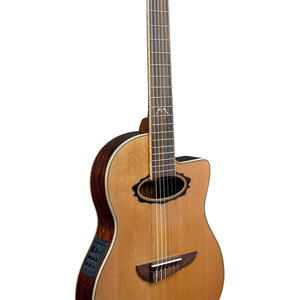 EKO GUITARS-Para MIA N400CE, guitarra clásica electrificada HQ, forma de cuerpo recortada de nailon, presistema Fishman, tapa de cedro macizo - Product Image 2