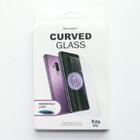 Protecteur d'écran en verre 3D incurvé à couverture complète pour Samsung S23 NOTE 20 Ultra 3d