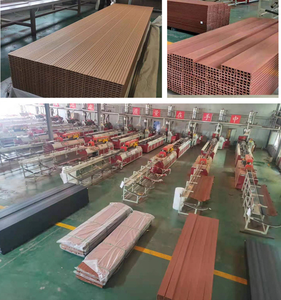 Moderno 10 pies 4X4 Aluminio WPC Valla Panel Puerta 3 <span class=keywords><strong>metros</strong></span> 9FT Canal Kit Recubierto de polvo Negro Jardín Balaustrada <span class=keywords><strong>Poste</strong></span> de calor - Product Image 3