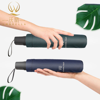 Parapluie pliant classique à 8 baleines, ouverture manuelle, 3 sections, durable, idéal pour la pluie et le soleil, vente en gros, directement de l'usine