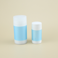 PP Mono Matériau Double Parois Bouteille De Déodorant En Plastique Écologique 15g 30g 50g 75g Twist Up Cheveux Cire Bâton Conteneur