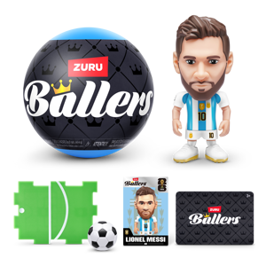 Figura Coleccionable Oficial <span class=keywords><strong>de</strong></span> la <span class=keywords><strong>Serie</strong></span> 1 <span class=keywords><strong>de</strong></span> <span class=keywords><strong>Ballers</strong></span> 2026 <span class=keywords><strong>de</strong></span> ZURU en Cápsula, Regalo para Fanáticos del Fútbol y Coleccionistas <span class=keywords><strong>de</strong></span> Deportes - Product Image 1