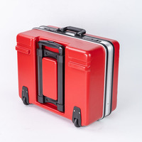 Boîte à outils portable en aluminium de haute qualité personnalisable avec mousse de protection