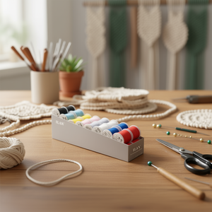 Cordon de macramé Ilan 1,5 mm 9 m, lot de 32 pièces, cordon artisanal multicolore - Product Image 3