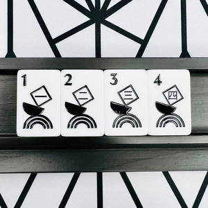 Custom American <b>Mahjong</b> Tiles USA Type Transparent Acrylic <b>Mahjong</b> <b>Set</b> OEM Middle Layer Logo Trending Instagram <b>Mahjong</b> Style - Product Image 4