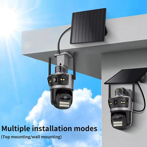 4G กล้อง AOV พลังงานแสงอาทิตย์ตรวจจับ10X AI เลนส์คู่4MP การรักษาความปลอดภัยกลางแจ้งซิมการ์ด4G กล้อง CCTV พลังงานแสงอาทิตย์ - Product Image 5