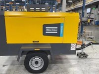 Compresseur d'air à vis diesel portable Atlas Copco XAHS350 T2 12 bar 350 CFM, émission de niveau 2