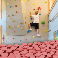 Anporui Bloc d'escalade personnalisable pour aire de jeux extérieure, antidérapant, anti-chute, en mousse à mémoire de forme épaisse