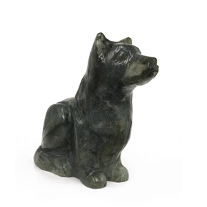 Escultura de Lobo de Labradorita: Un Símbolo de Intuición, Fuerza y Despertar Espiritual para la Decoración de tu Hogar - Product Image 2