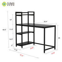 Table d'étude en bois massif, meuble d'écriture, Ta en bois, pour maison, bureau et bâtiment d'appartement moderne