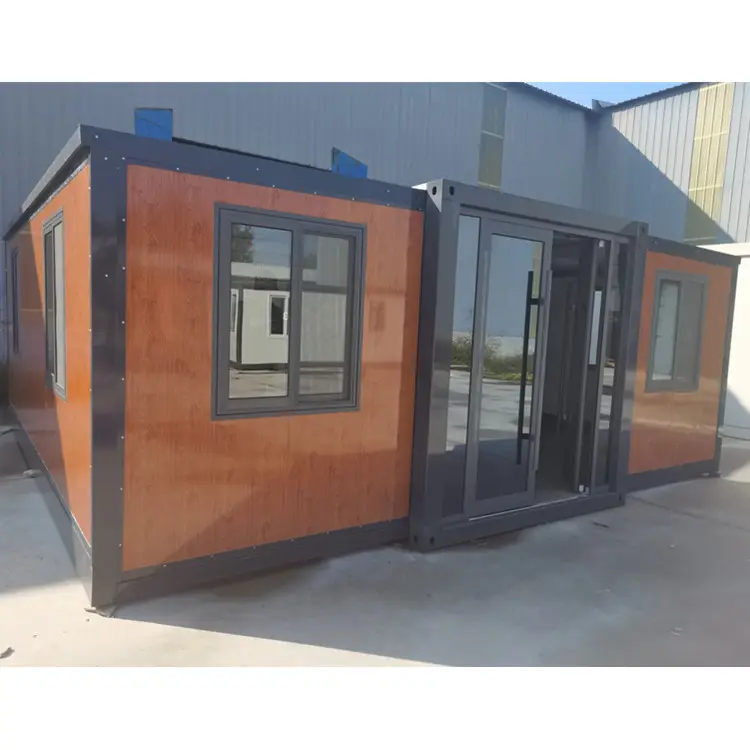 Prefabbricato in acciaio 19ft x 20ft hotel portatile da vivere casa modulare pieghevole estensibile contenitore espandibile casa Mobile in vendita usa