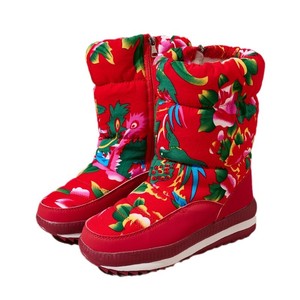 Bottes <span class=keywords><strong>de</strong></span> <span class=keywords><strong>neige</strong></span> hautes <span class=keywords><strong>de</strong></span> style ethnique pour le commerce extérieur, doublées <span class=keywords><strong>de</strong></span> polaire, épaisses, bottes <span class=keywords><strong>de</strong></span> grande taille du nord-est, chaussures chaudes pour l'extérieur, hiver - Product Image 5