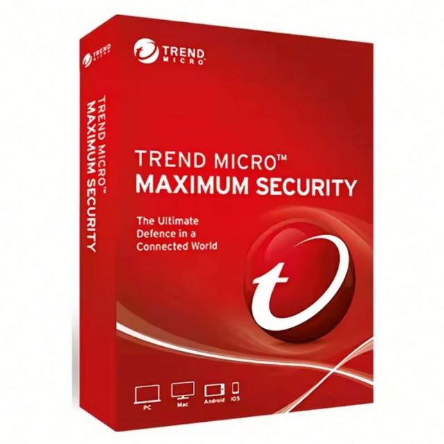 Trend for Micro Maximum Security 1 Device 3 Years Global Key Universal License Antivirus Internet Security Software
