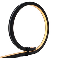 Bande LED linéaire flexible en silicone noir 13x13mm, éclairage caché pliable pour mur acoustique en bois intérieur, blanc chaud 3000K