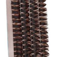 Meilleures ventes transfrontalières 2026 : Faux cils en cheveux synthétiques épais marron, style Fairy Straight, pack mixte individuel