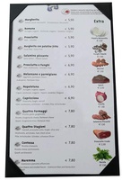 Porte-menu de restaurant en cuir PU plat 8,5*14 avec coins renforcés, fabriqué en Chine par Yimi, de haute qualité