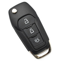 Coque de clé de voiture télécommandée, 2/3/4 boutons, étui de clé pliable intelligent HU101