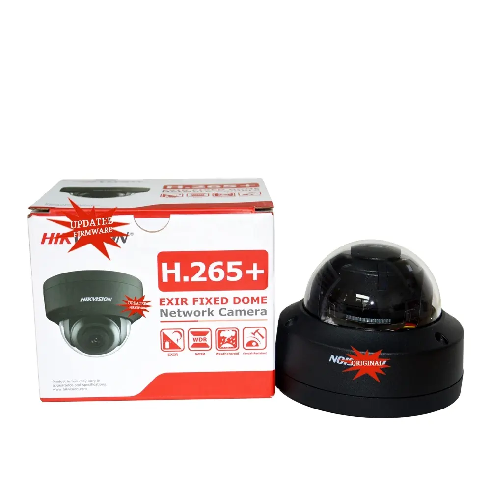 Hitosino HIK Original Black 2CD2163G0-I(S) 6MP IR Fixed Dome High Vision Motion Sensor Plug&Play Stadium Network CCTV Camera